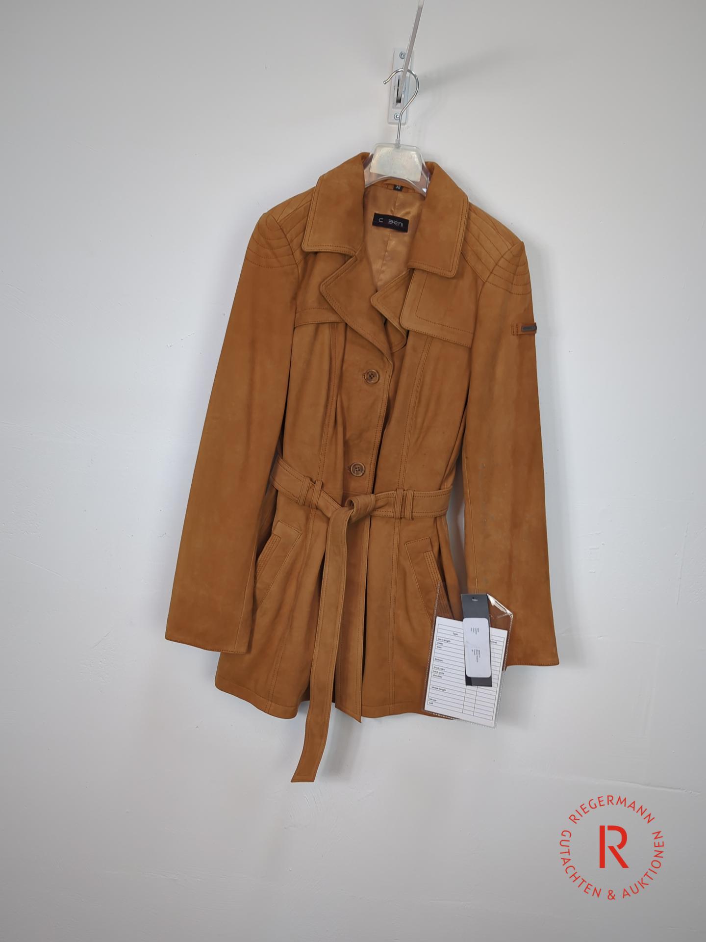 DAMEN LEDERMANTEL GRÖSSE 38